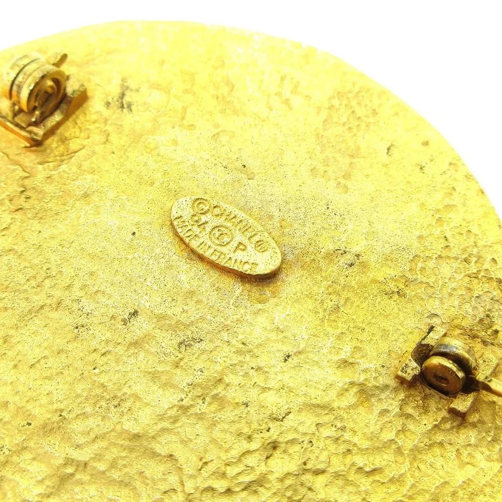 Chanel Medallion Brooch Pin Gold 94P 92604 - Picture 4 of 4